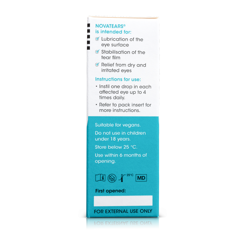 NovaTears Lubricating Eye Drops 3mL