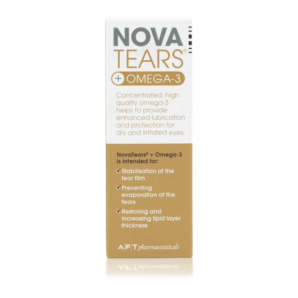NovaTears+ Omega-3 Eye Drops 3mL