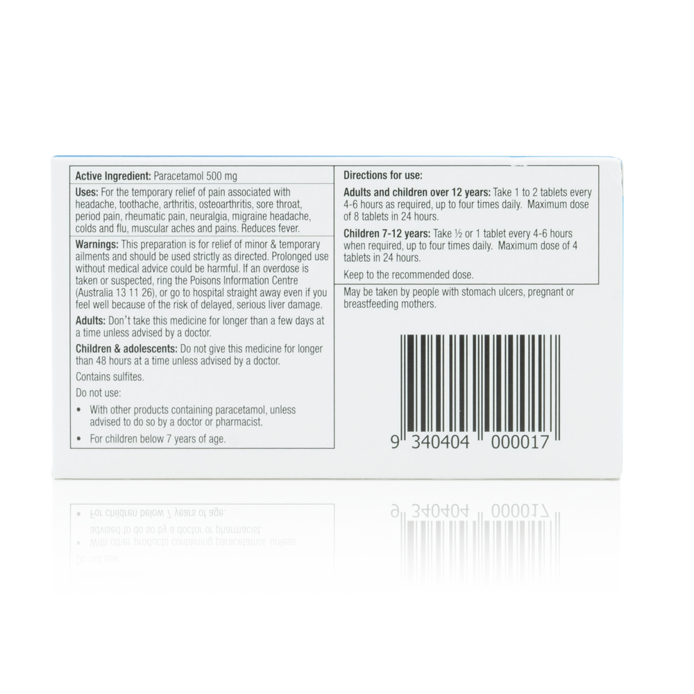 Value Choice Paracetamol, 500mg